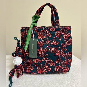 Vera Bradley Red and Black Floral Tote